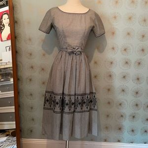 Vintage Cotton Dress 50’s SM